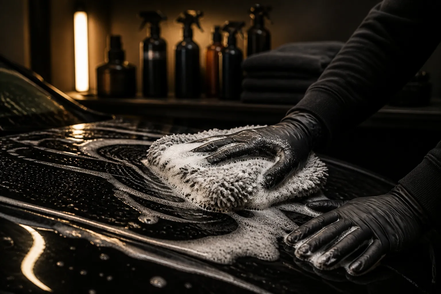 Detailing work up close
